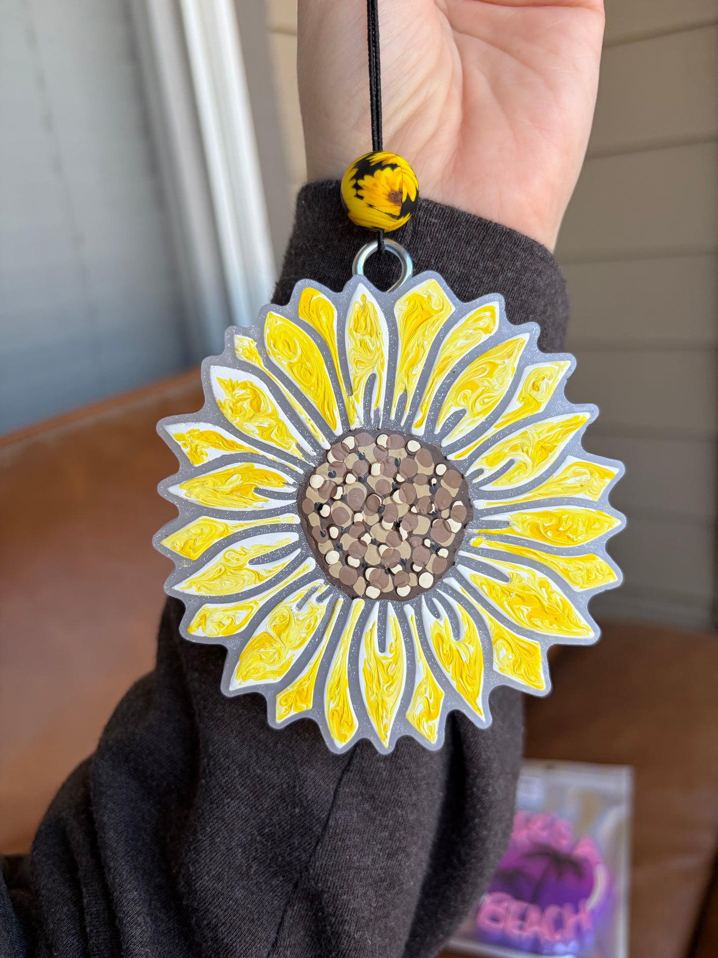 Custom Sunflower Air Freshener