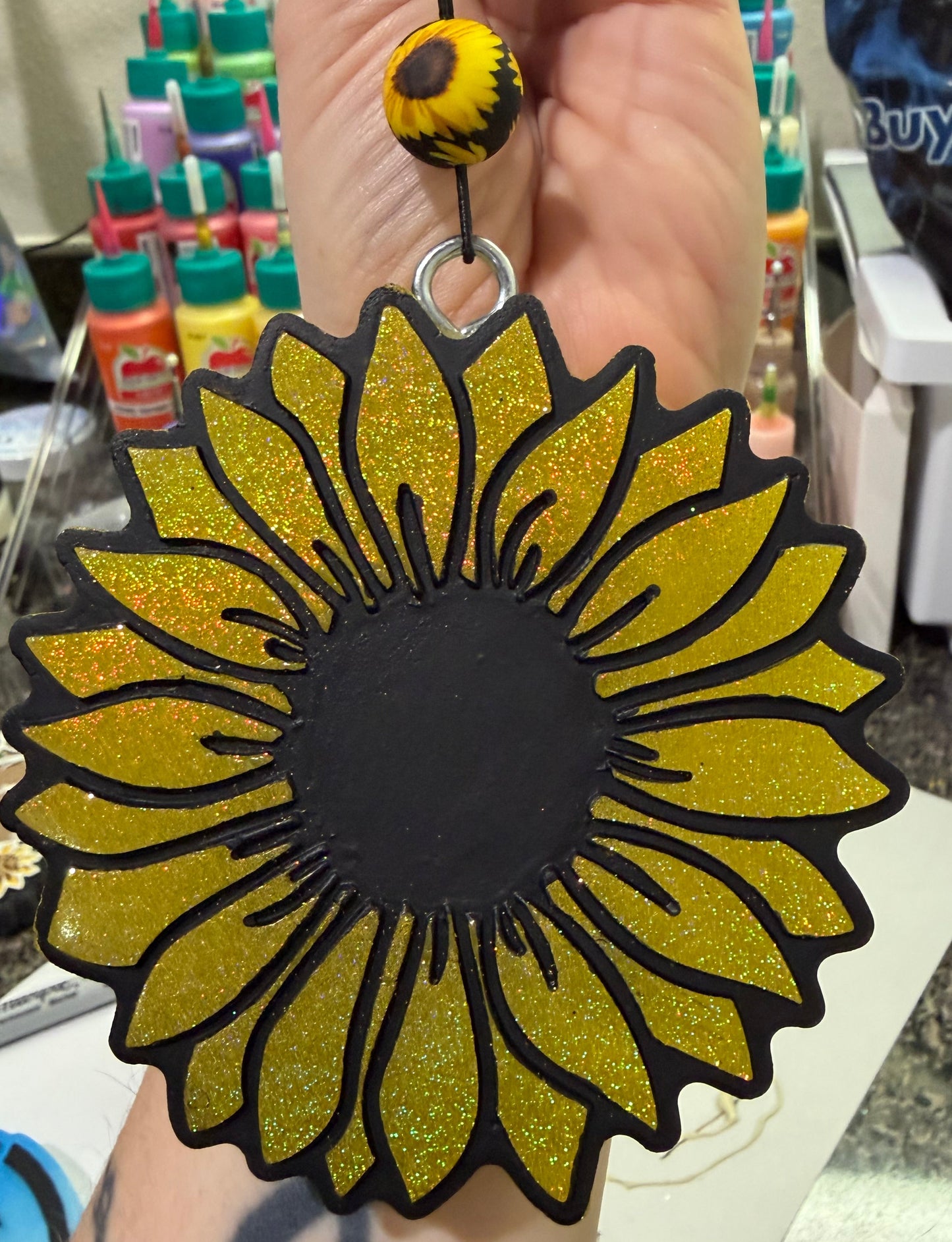 Custom Sunflower Air Freshener