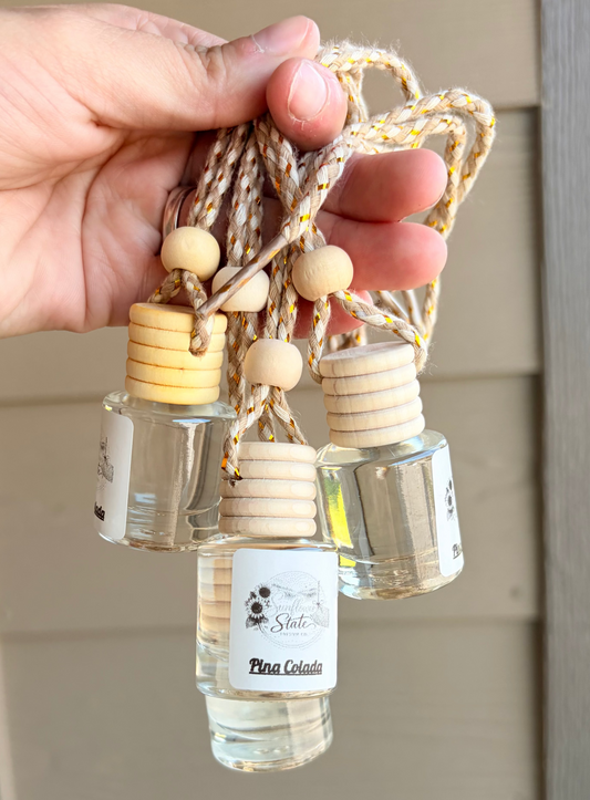 Hanging Reed Aroma Diffuser | Long-Lasting Car Fragrance